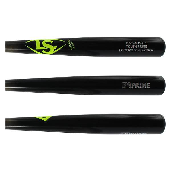 Batte Baseball Louisville Slugger – Youth – Noir/bois – 27" – Authentique Y125