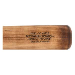 M^Powered H2TC™ Pro Maple Wood Baseball Bat: H2TC243: Image #414552