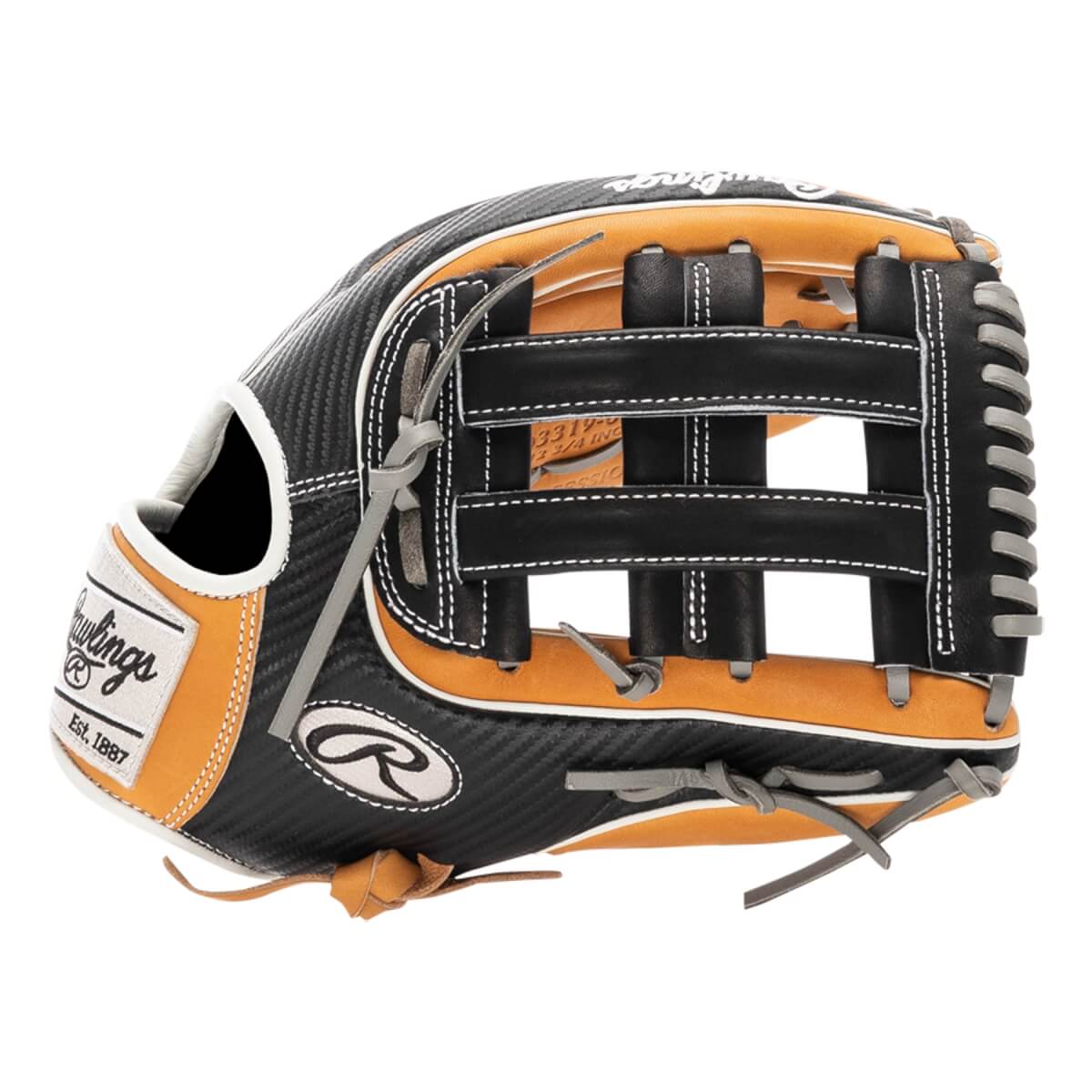 Rawlings Heart of the Hide Hyper Shell 12.75" Baseball Glove: PRO3319-6TBCF: Image #428685