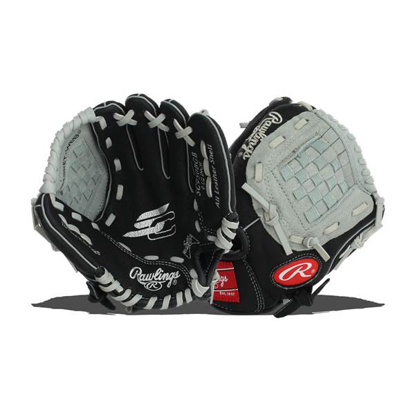 Rawlings Players Series 9 inch Youth Baseball/T-Ball Glove, Right Hand Throw, Kids Unisex, Size: One size, White