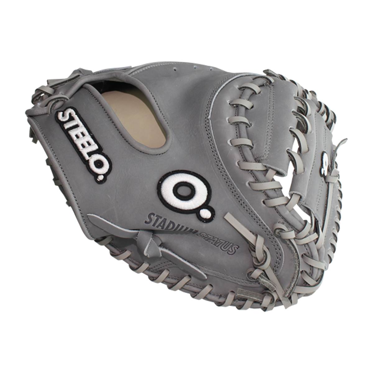 STEELO. Turbo 1 Stadium Status Pro 33" Catcher's Mitt: STATUSTRB1GRY33C: Image #398269