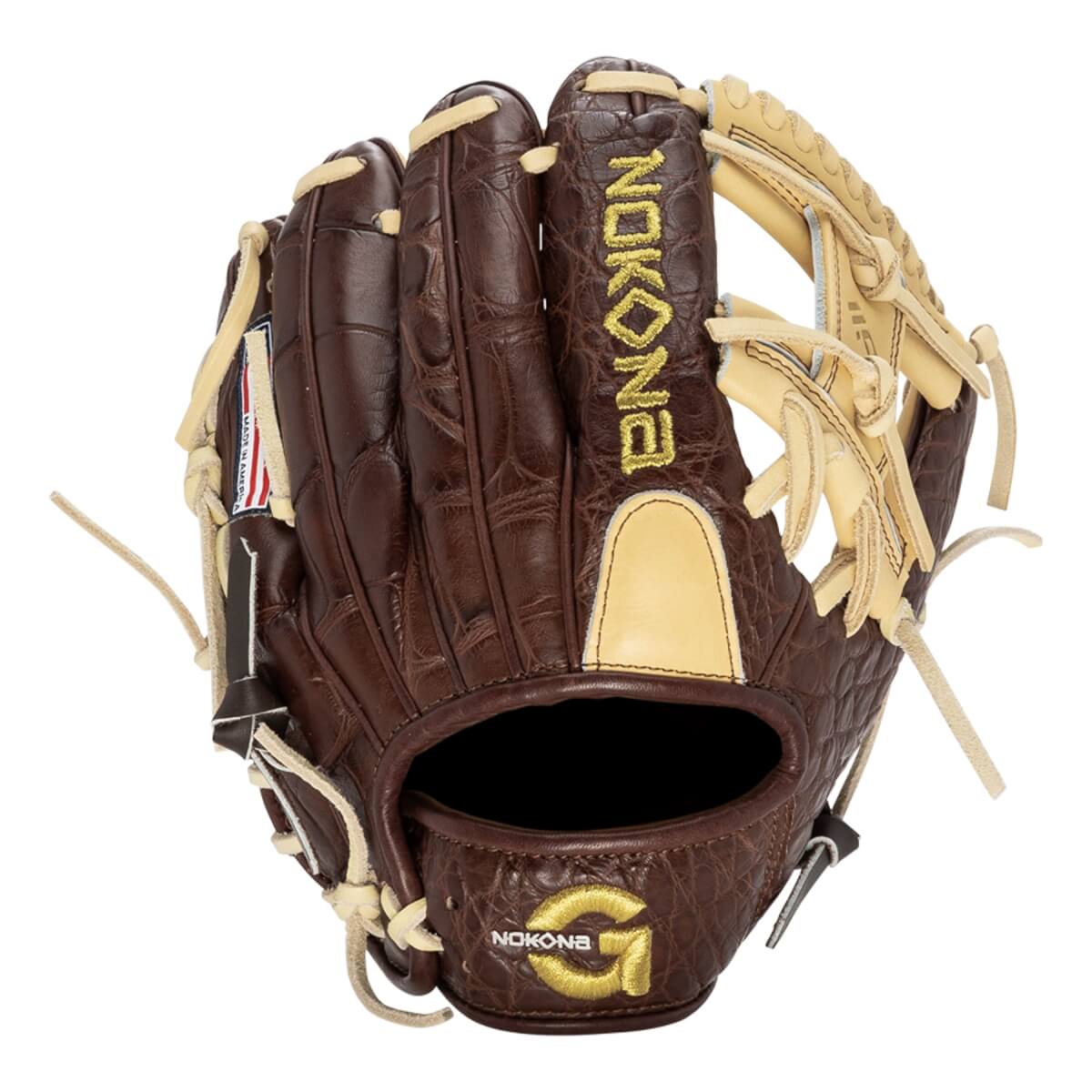 Nokona Exotics G-Series Alligator Leather 11.5" Baseball Glove: G1150BA: Image #433996
