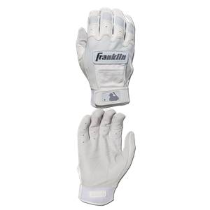 Franklin CFX Pro Full Color Chrome Batting Gloves - White