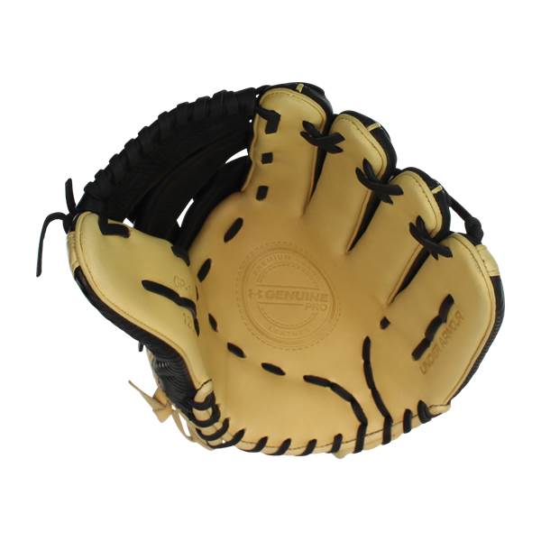 Under Armour Genuine Pro 12.75" Baseball Glove: UAFGGP-1275H Black/Cream: Image #389955
