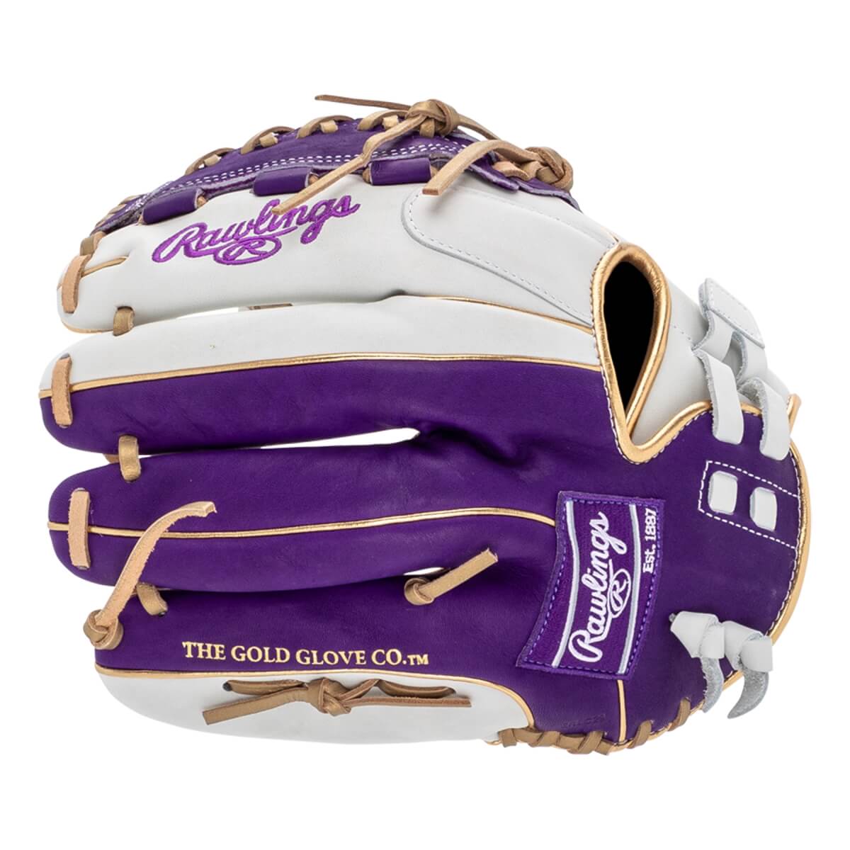 Rawlings Liberty Advanced Color Series 4.0 12.5" Fastpitch Softball Glove: RLA125-18WPUG: Image #450362