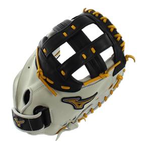 Mizuno MVP Prime SE Fastpitch Catchers Mitt: GXS50PSEF4- Silver/Black: Image #309530
