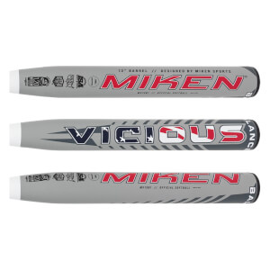 Miken Vicious 13" Balanced Dual Stamp Slow Pitch Softball Bat: MV13B1: Image #429038