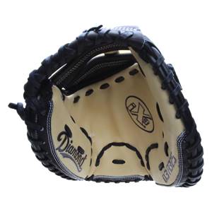 Diamond iX3 Elite Series: Fi325 Cream/Black Fastpitch Catcher's Mitt: Image #296442