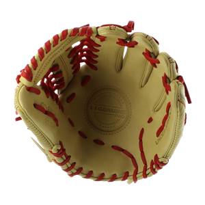 Under Armour Genuine Pro 11.75" Baseball Glove: UAFGGP-1175MT Cream | Red: Image #317502