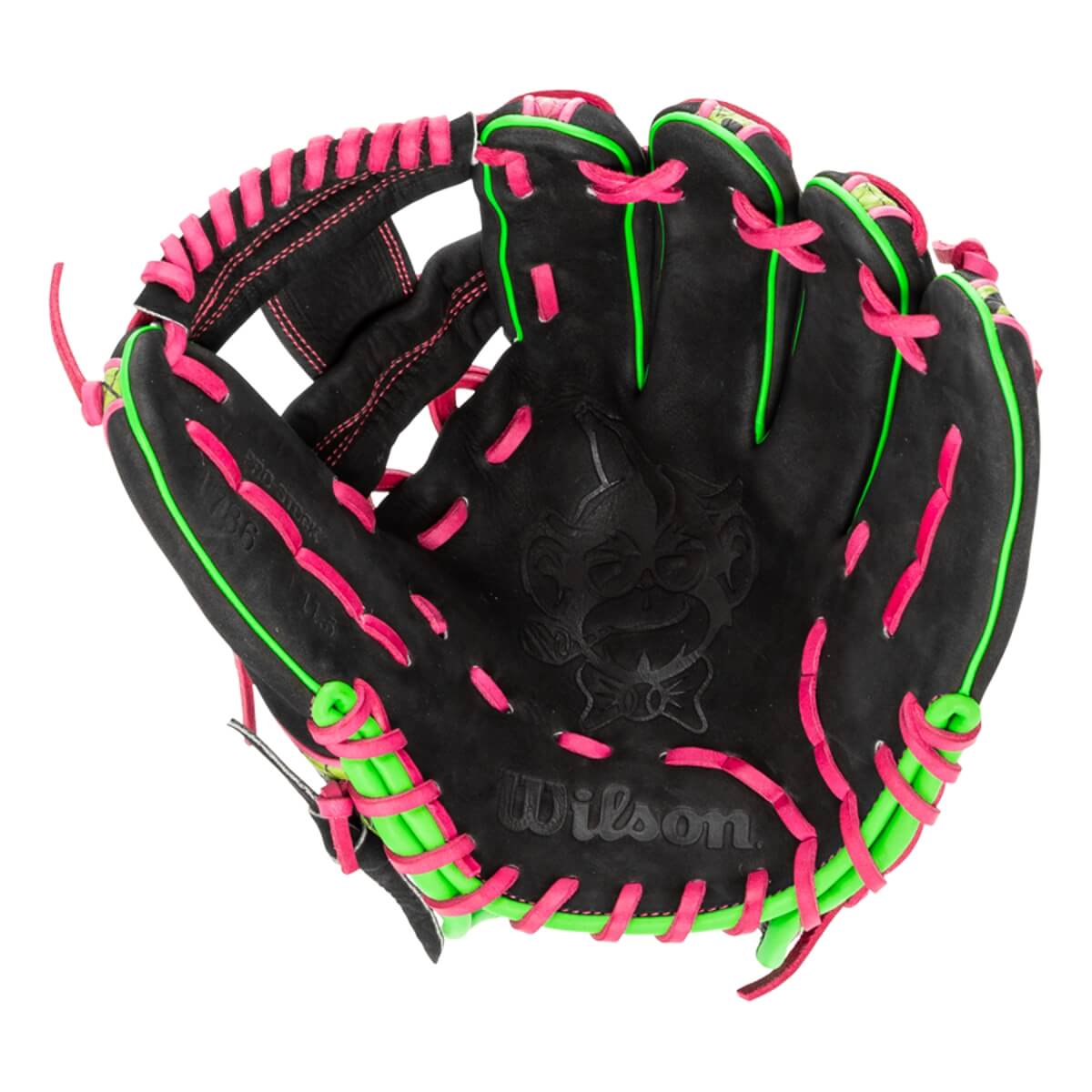 Wilson A2000 1786 Party Animals Hawaiian 11.5" Baseball Glove: WBW102221115: Image #454191