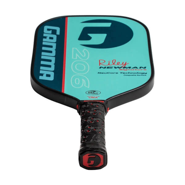 GAMMA Riley Newman 206 BLEMISHED Middleweight Composite Pickleball Paddle: Image #427423