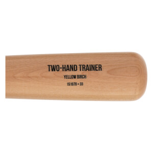 B45 Two Hand Birch Wood Training Baseball Bat: B452HT: Image #416039