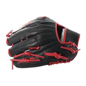 Adidas EQT 12.75" Baseball Glove: EQT1275H Black / Red: Image #313333