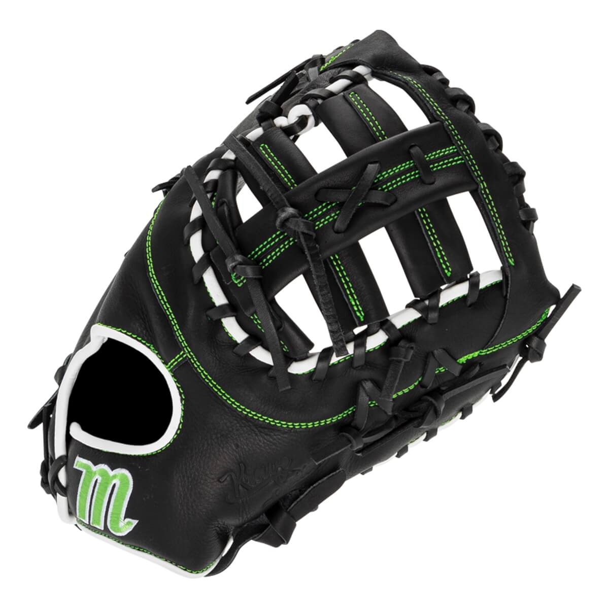 Marucci Krewe 12.5" Youth Baseball First Base Mitt: MFG3KR37S1-BK/NG: Image #445766