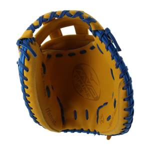Mizuno MVP Prime SE 34" Fastpitch Softball Catcher's Mitt: GXS50PSE6 Cork / Royal: Image #315467