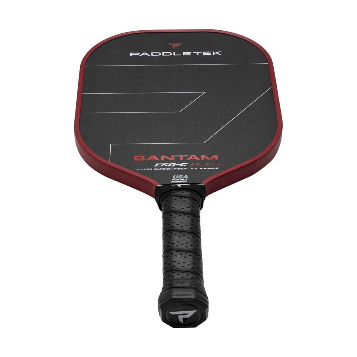 Paddletek Bantam ESQ-C 14.3mm Carbon Fiber Pickleball Paddle: Image #448959