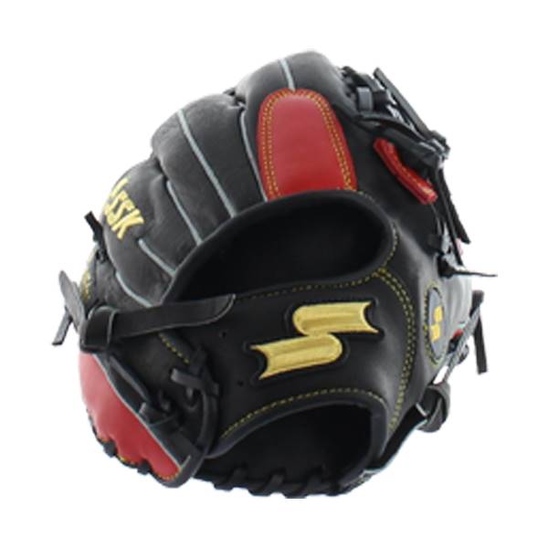 SSK Professional Edge Series #1.5 Baseball Glove: SUS120VBR Black/Red: Image #305513
