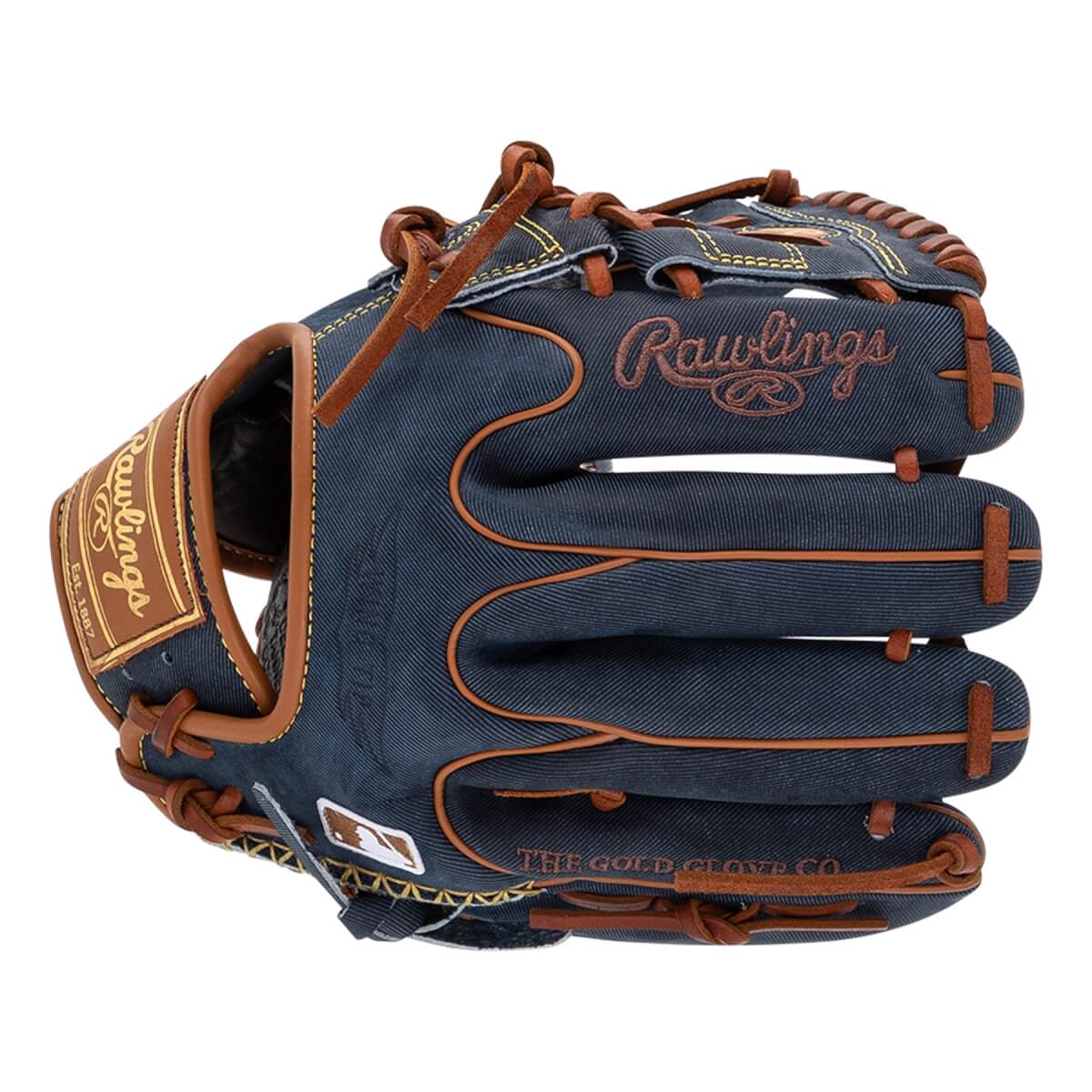 Rawlings Heart of the Hide Pro Label Denim 11.75" Baseball Glove: PRO205W-9D: Image #448781