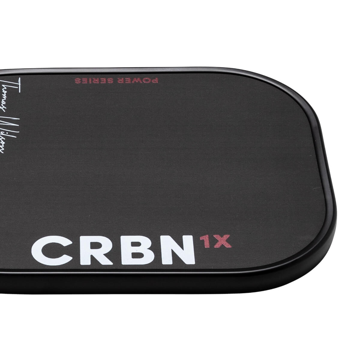 CRBN¹ X 12MM Thomas Wilson Signature Power Carbon Fiber Pickleball Paddle: Image #444892