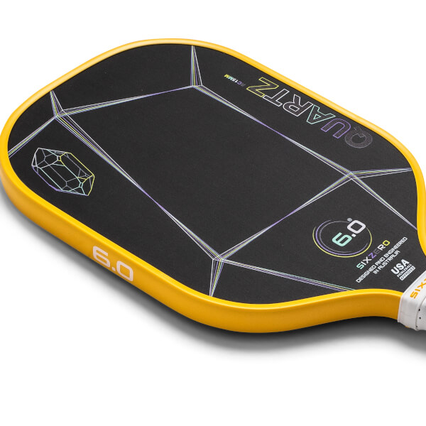 Six Zero Quartz 15mm Carbon Fiber Pickleball Paddle: Image #446467
