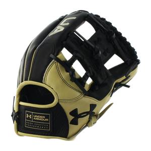 Under Armour Genuine Pro 11.5" Baseball Glove: UAFGGP-1150I Black | Cream: Image #317359