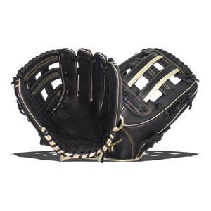 Mizuno MVP Prime SE 13'' Slow Pitch Softball Glove: GMVP1300PSES8 Black/Gold: Image #383243