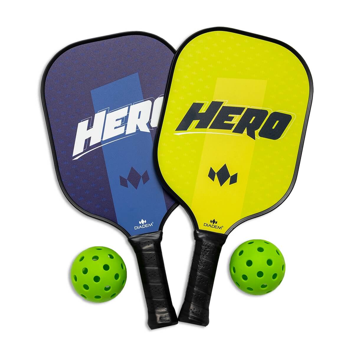 Diadem Hero V2 Pickleball Paddle Starter Set: Image #438164