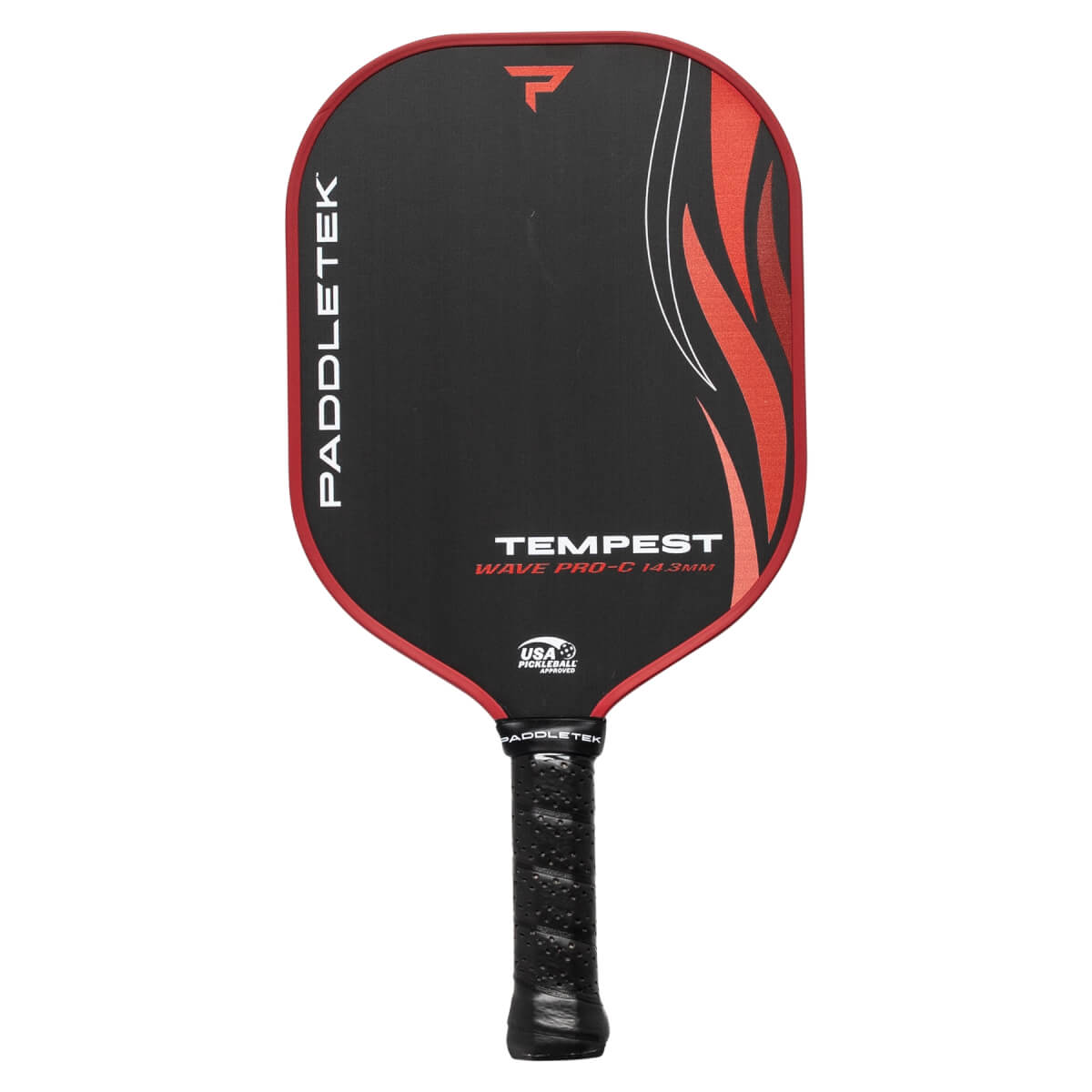 Paddletek Tempest Wave Pro-C 14.3mm Carbon Fiber Pickleball Paddle: Image #442930
