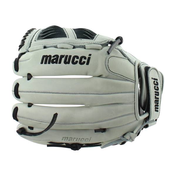 Marucci Adjustable 12.5" Fastpitch Softball Glove: MFGSB1250SV-GY/BK: Image #316285