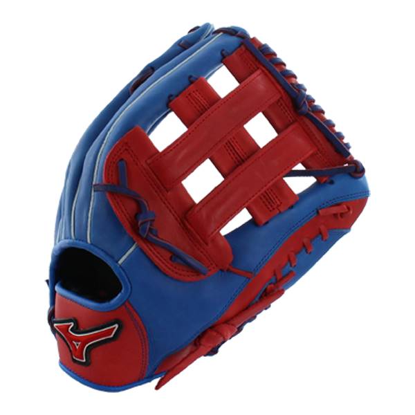 Mizuno MVP Prime SE Slow Pitch Softball Glove: GMVP1300PSES4- Royal/Red: Image #309453