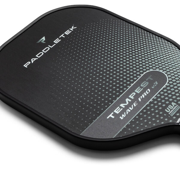 Paddletek Tempest Wave Pro V3 Middleweight Carbon Fiber Pickleball Paddle: Image #436232