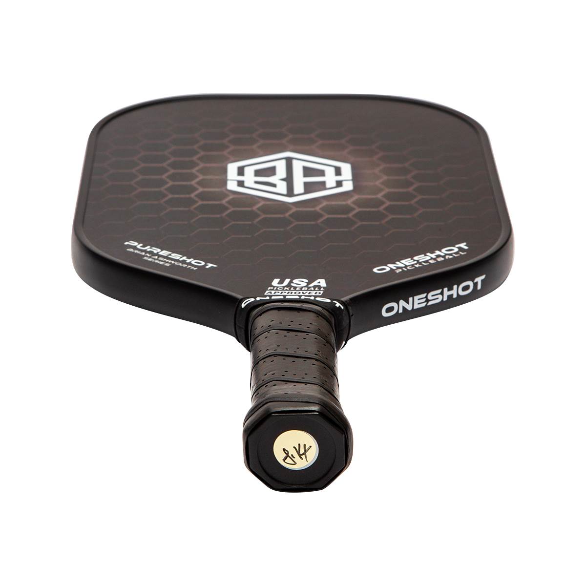 Oneshot Pureshot Middleweight Carbon Fiber Brian Ashworth Pickleball Paddle : Image #403128