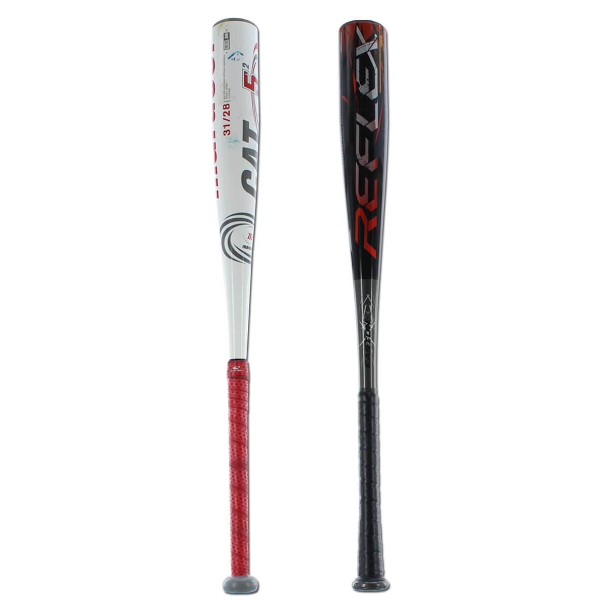Practice Bat Pack Marucci Cat 5 BBCOR Baseball Bat and Easton Reflex