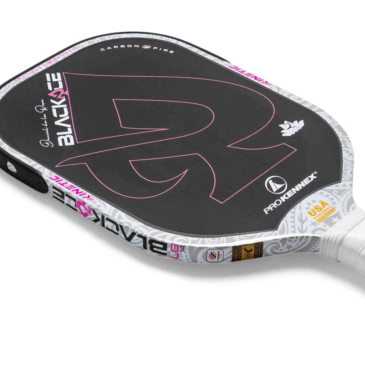 ProKennex Black Ace LG 14 Carbon Fiber Pickleball Paddle: Image #454582