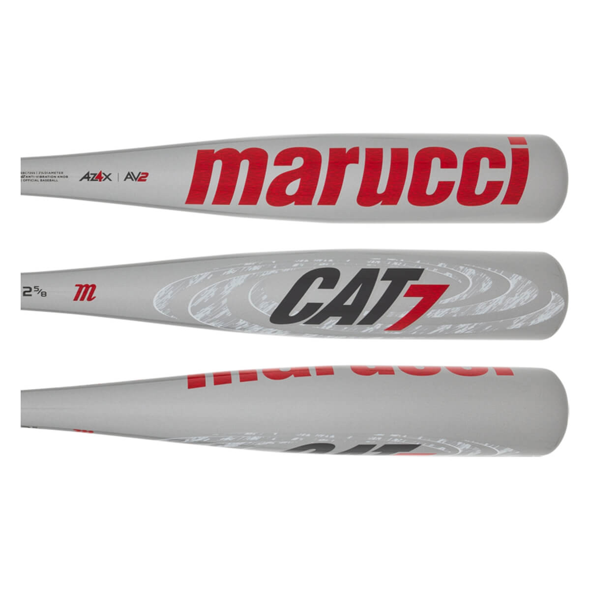 Marucci CAT7 Silver -5 USSSA Baseball Bat: MSBC725S: Image #415141