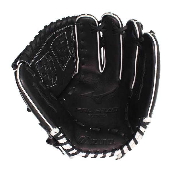 Mizuno Pro Select 12.5" Fastpitch Softball Glove: GPSF1250BK: Image #373155