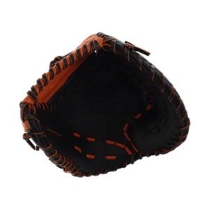 Mizuno MVP Prime SE First Base Mitt: GXF50PSE4- Black/Orange: Image #309232