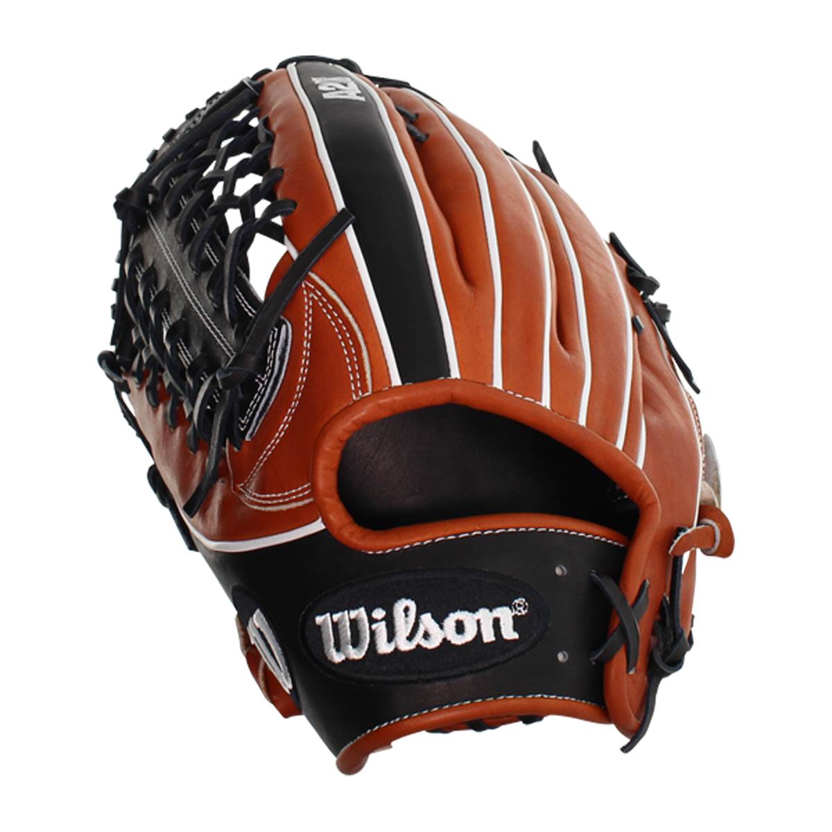 Gant De Baseball Wilson A2K 2025 - 12,5 Pouces - Pour 1ère Base (RHT) - Noir Cuir - Neuf