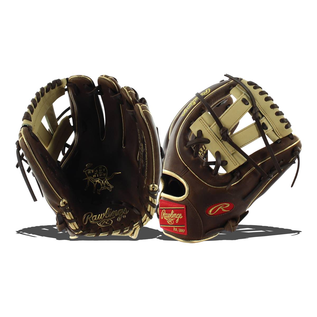 Gant Baseball Rawlings Heart Of The Hide PRO315-7SLC 11,75 Pouces - Cuir Marron