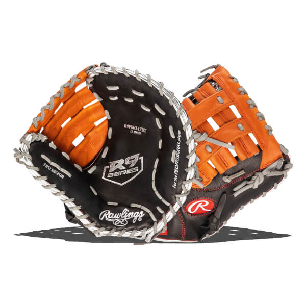 Rawlings R9 ContoUR Fit 12 Youth Baseball First Base Mitt R9FMU 17BT JustBallGloves