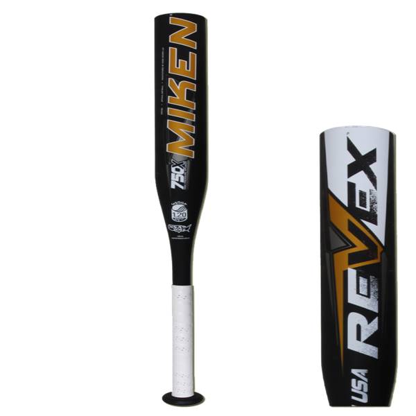 Batte De Softball Miken 750X REV-EX FRVX10 -10 - 30,75 Pouces / 22 Oz, Composite Discontinued
