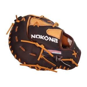 Nokona Alpha 12.5" First Base Mitt: S-3H: Image #387081