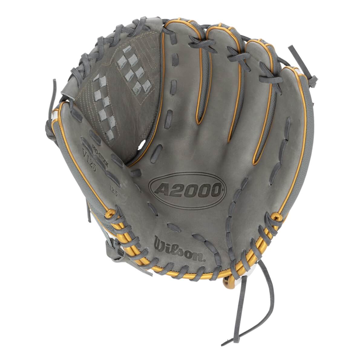 Wilson A2000 Classic SuperSkin V125 12.5" Fall Collection Fastpitch Softball Glove: WBW102677125: Image #443944