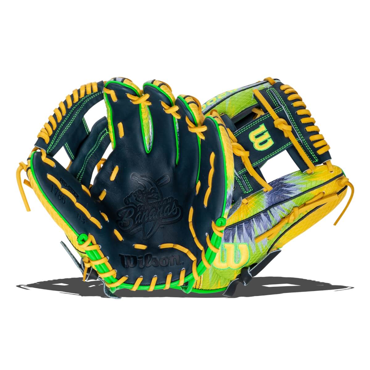 Wilson A2000 Super SnakeSkin 1786 Bananas Tie Dye 11.5