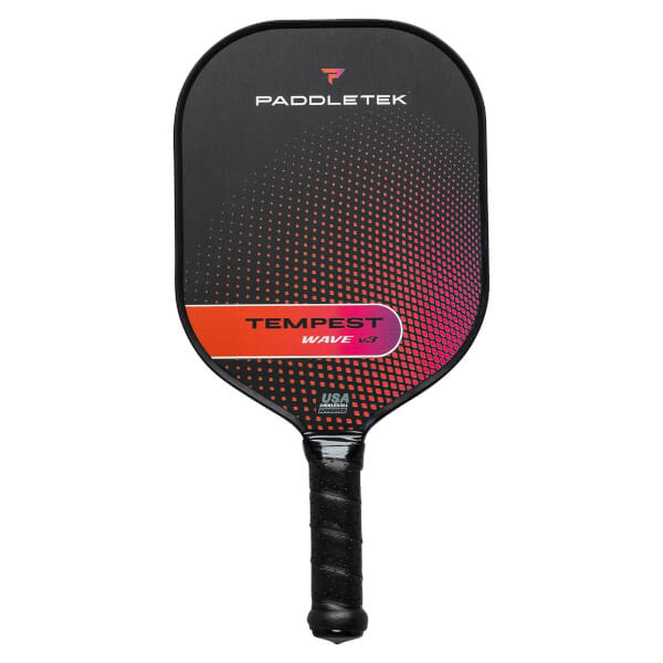 Paddletek Tempest Wave V3 Carbon Fiber Pickleball Paddle: Image #436261