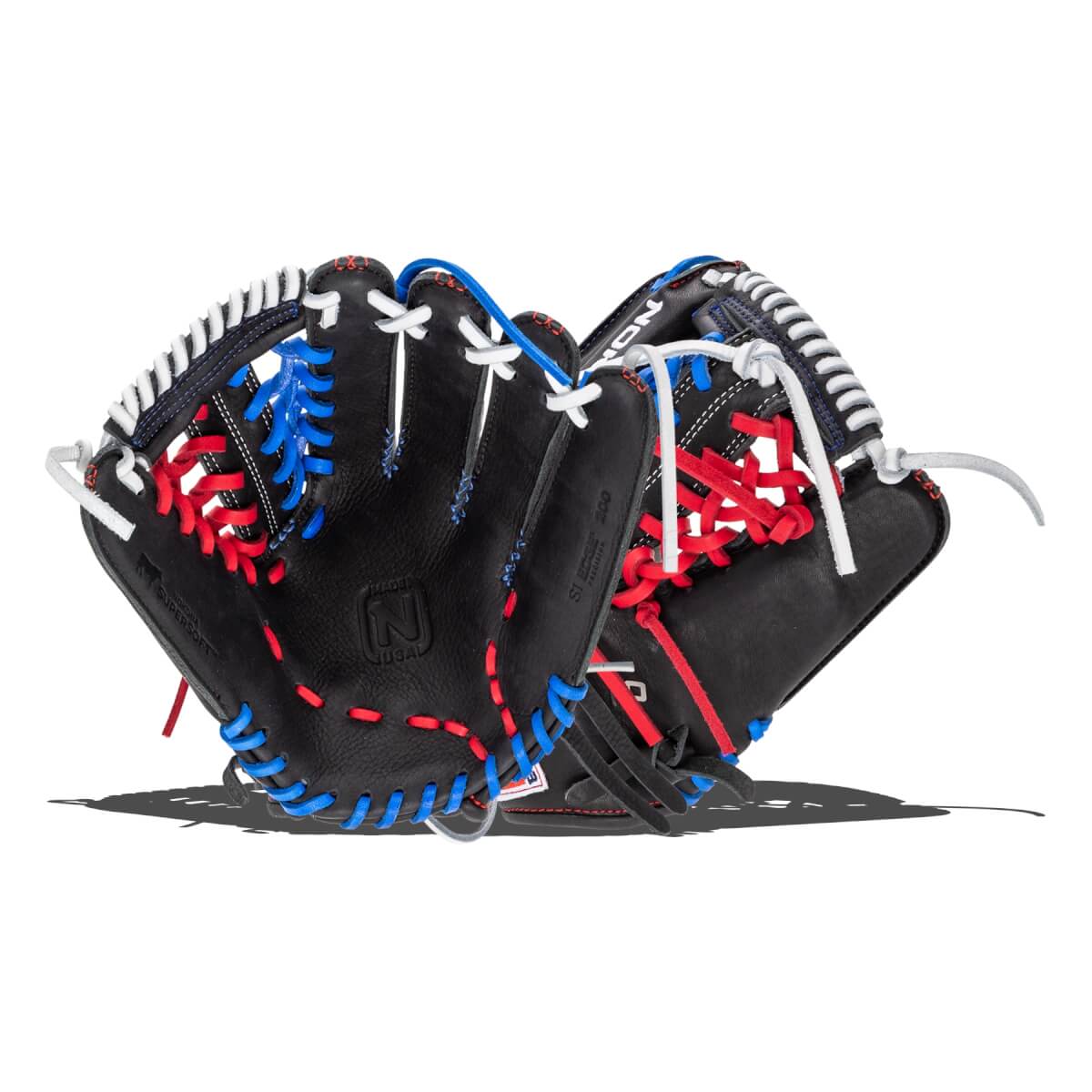 Nokona S1 All American 11.25" Youth Baseball Glove: S1EP200MBKPOP: Image #453609