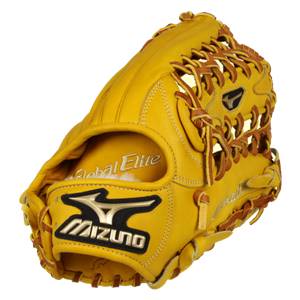 Mizuno Glove Elite イエロー/レッド Mizuno Pro Baseball Hard Glove Outfield 5DNA technology