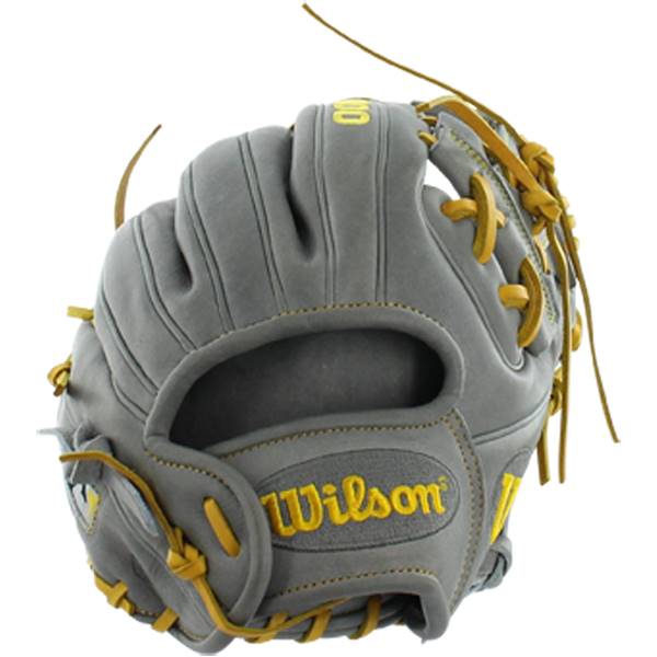 Wilson A2000 11.5" Custom Baseball Glove A2000BBDP15GM Grey/Yellow