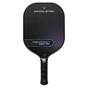 Paddletek Tempest Wave Pro Middleweight Carbon Fiber Pickleball Paddle: Image #435953