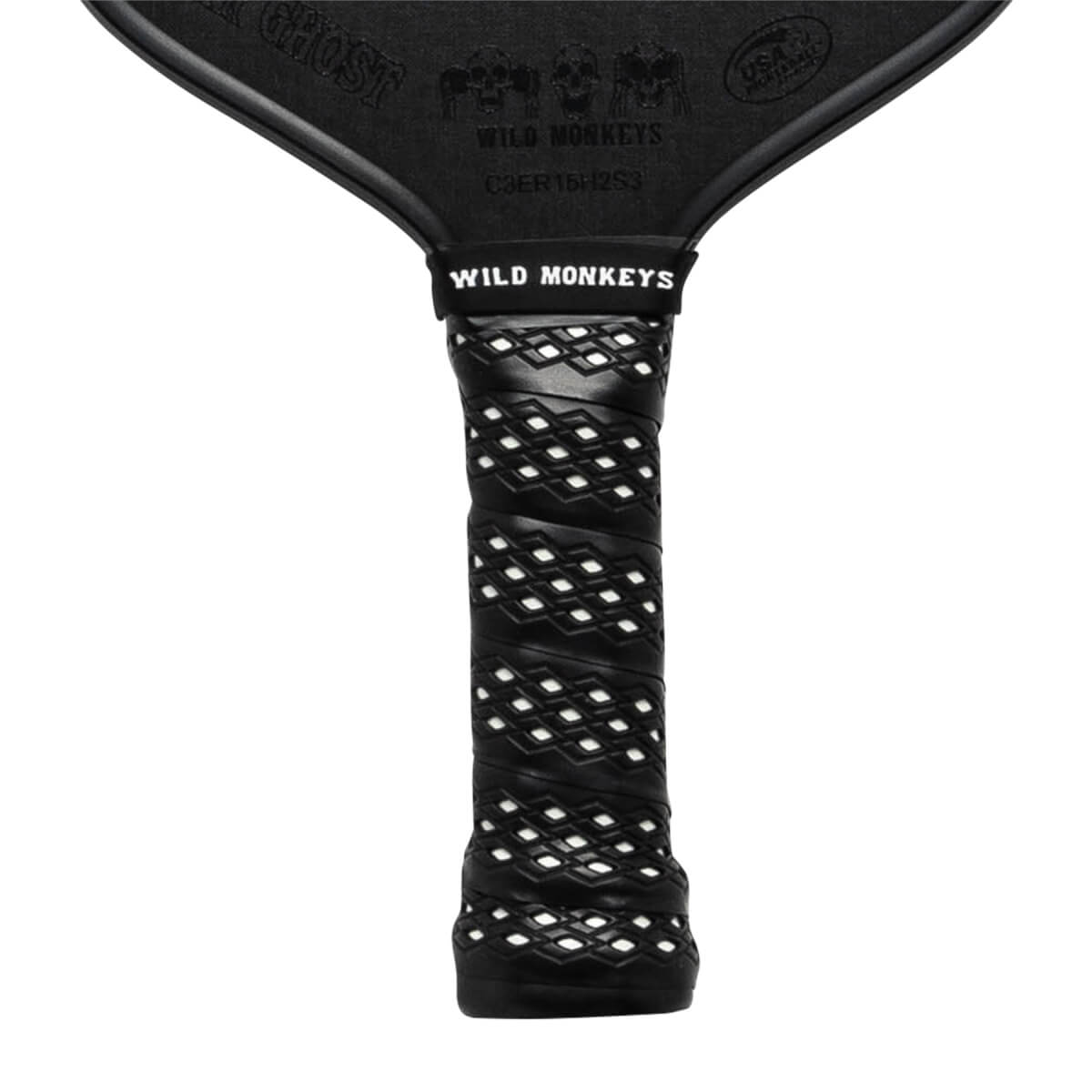 Wild Monkeys Caesar Ghost Carbon Fiber Pickleball Paddle: Image #433220